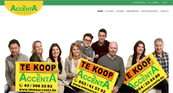Desktop Screenshot of immoaccenta.be